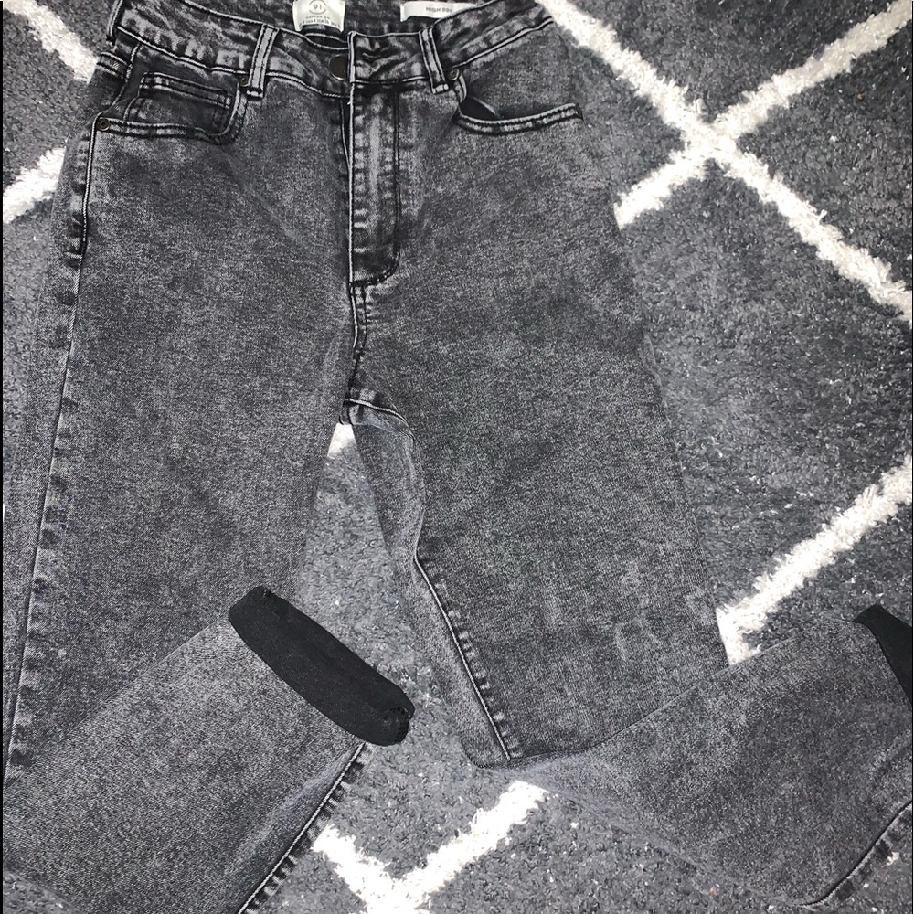Black Faded Jeans
